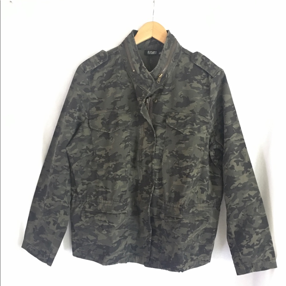 A.N.A. Women’s Camo Print Utility Jacket *NWOT*